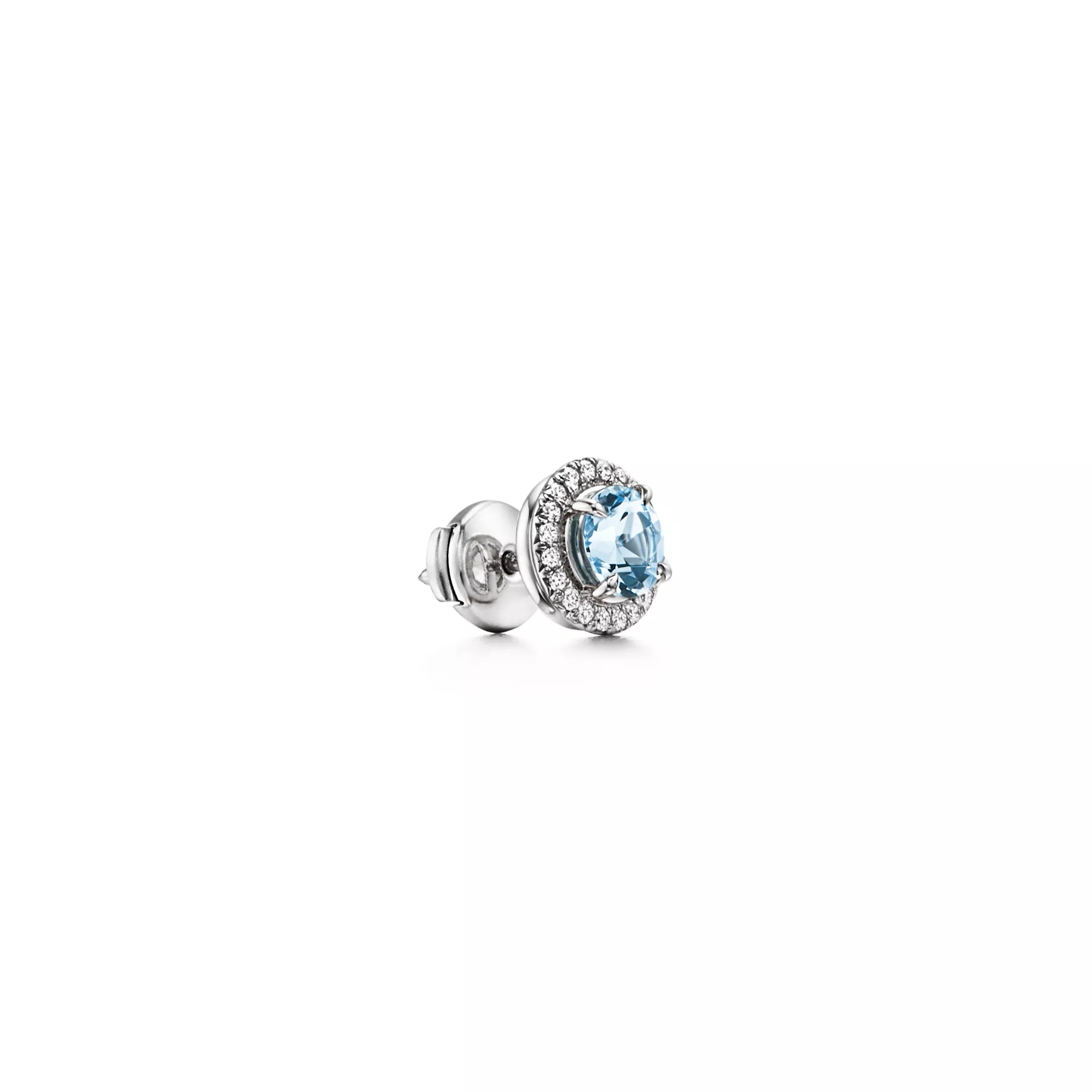 Tiffany Soleste® Earrings in Platinum with Aquamarines