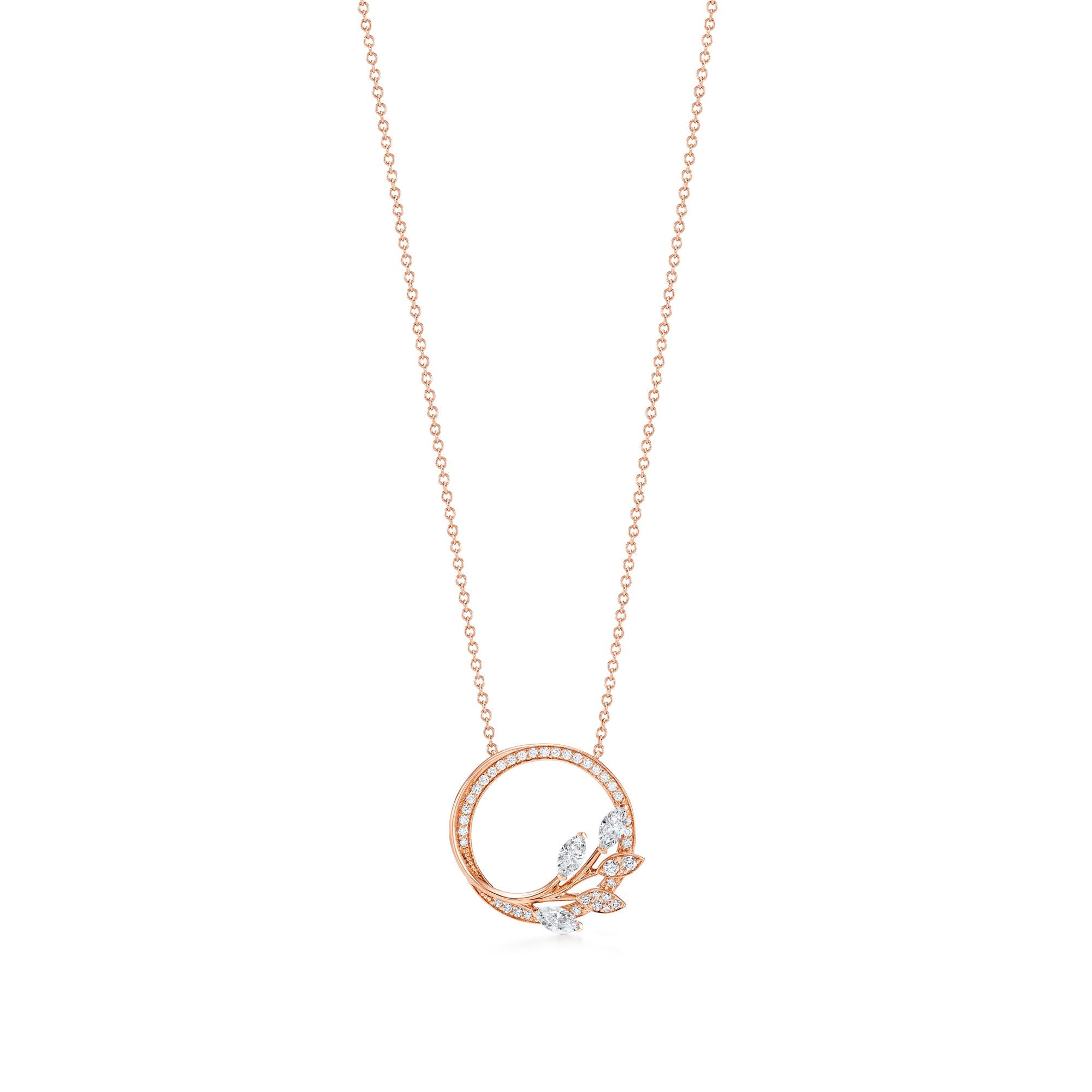 Victoria Diamond Pendant Necklace – 925 Sterling Silver