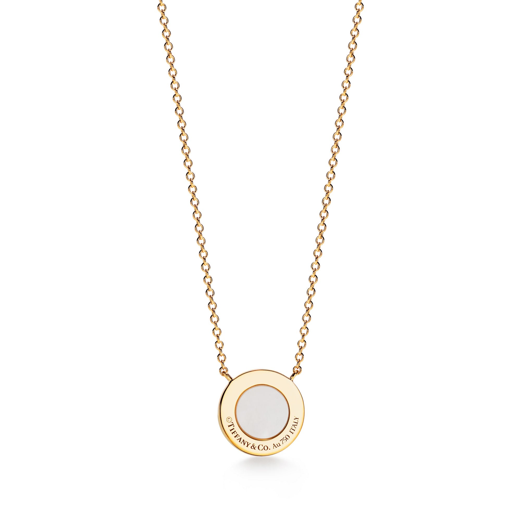 T Circle Necklace – 925 Sterling Silver