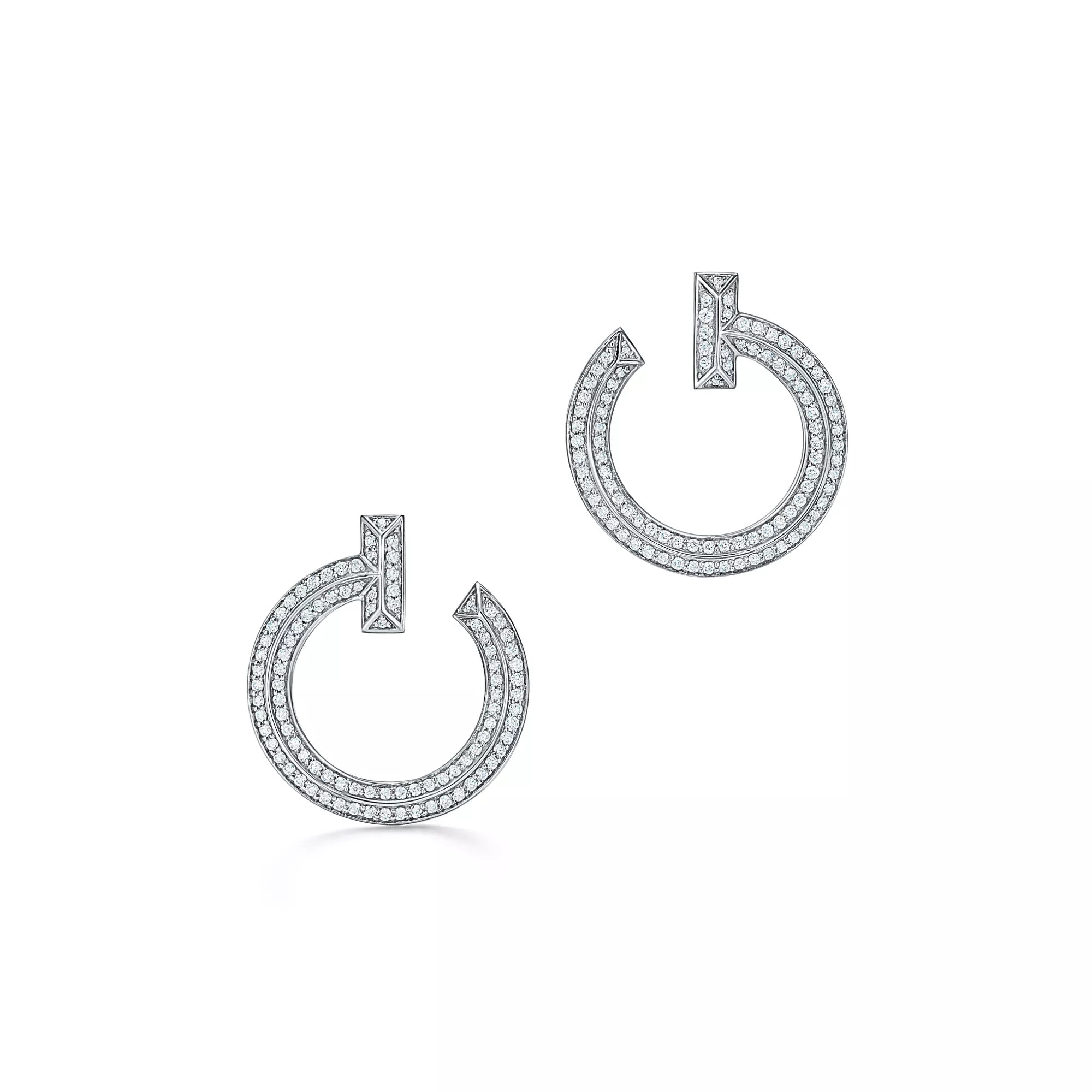 Tiffany T T1 Open Hoop Earrings