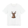 Deer Portrait T-Shirt — Rustic Antler Wildlife Tee