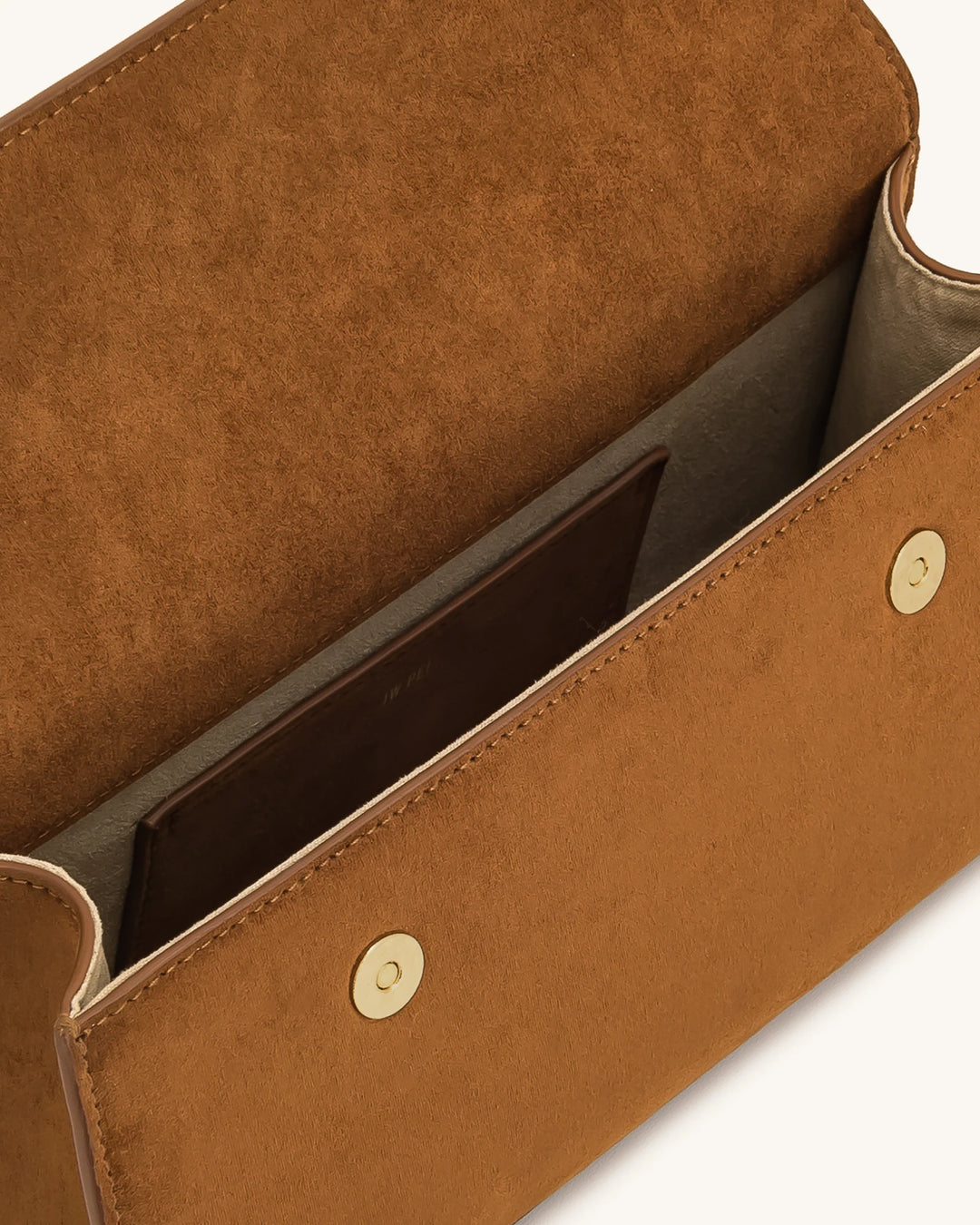 Keyla Suede Top Handle Bag - Brown