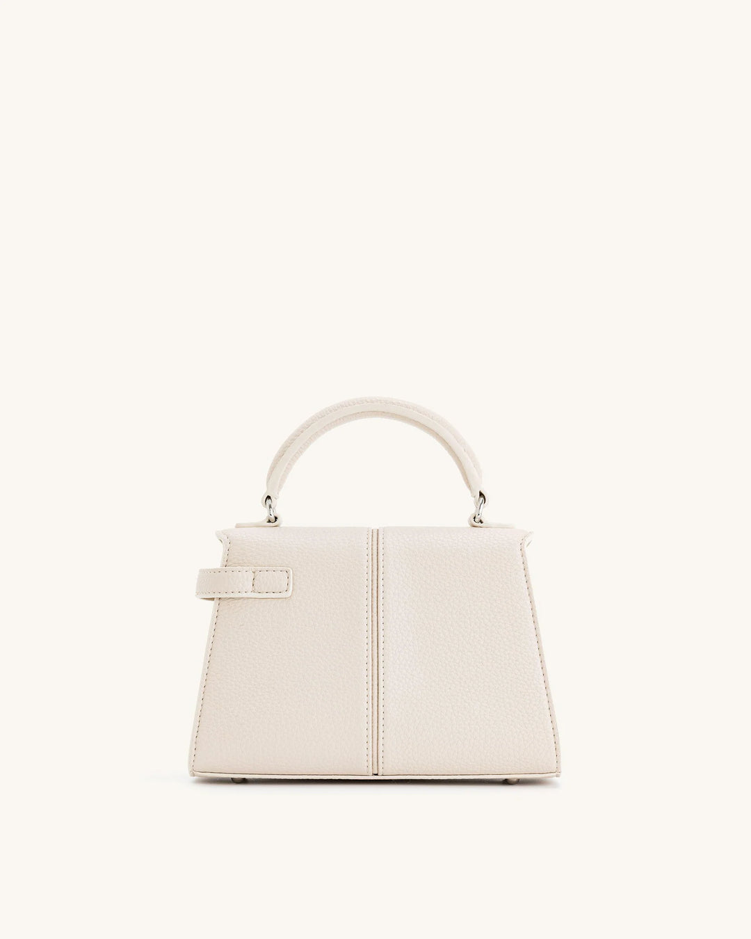 Elise Top Handle Bag - White