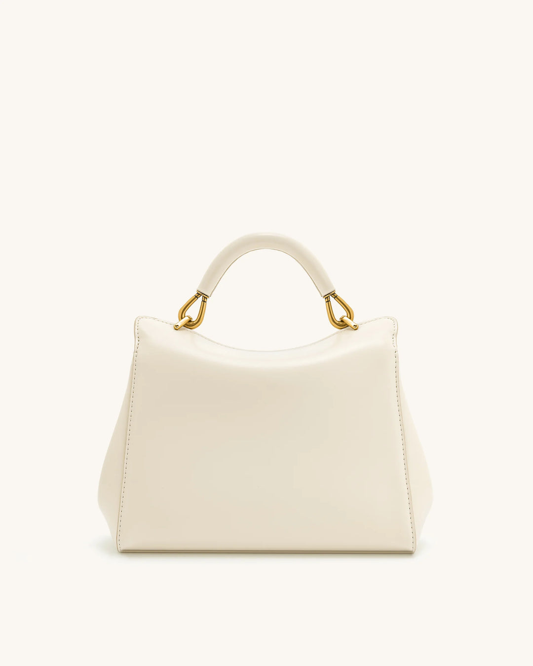 Lucia Classic Top Handbag - White