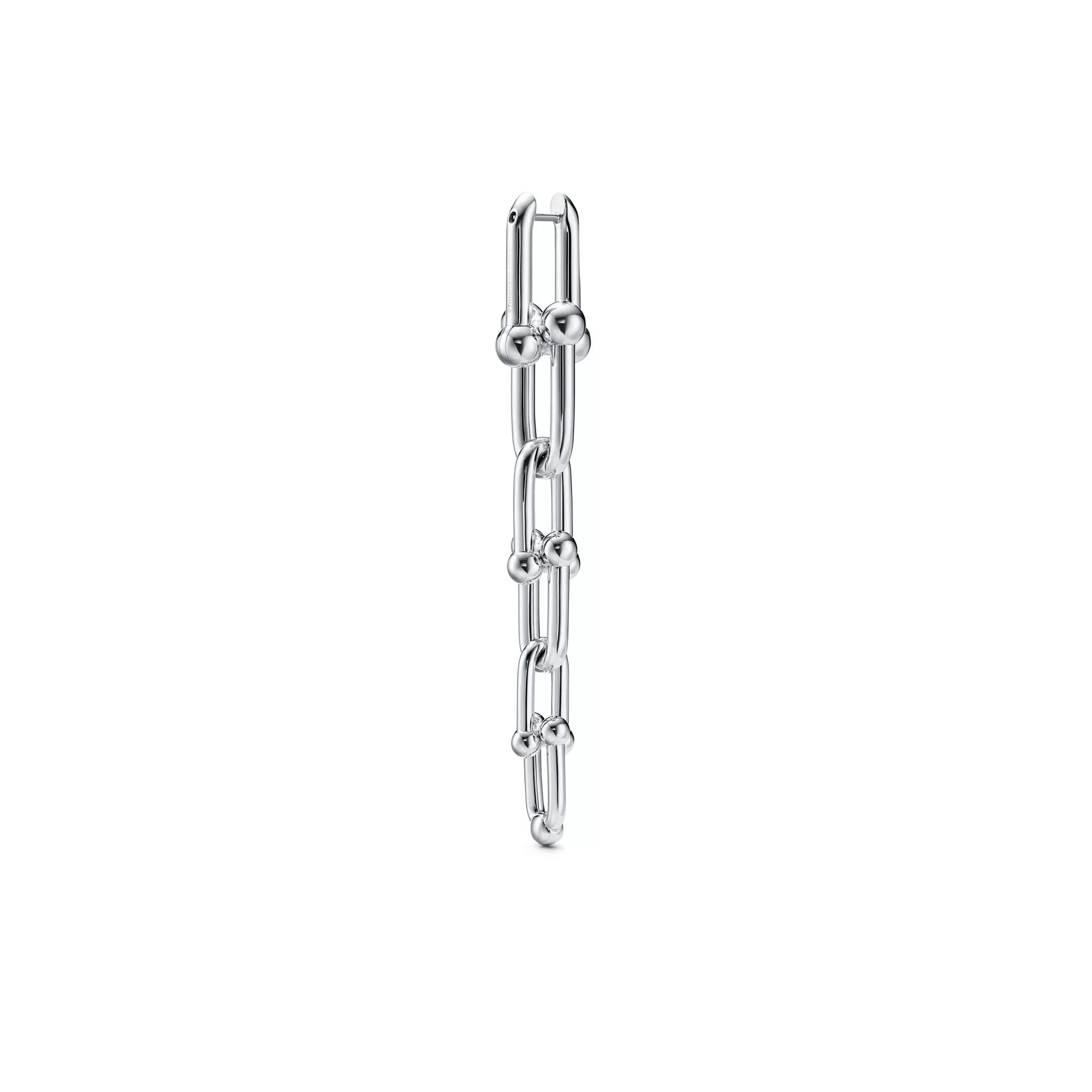 Tiffany HardWear Graduated Link Earrings in Sterling Silver