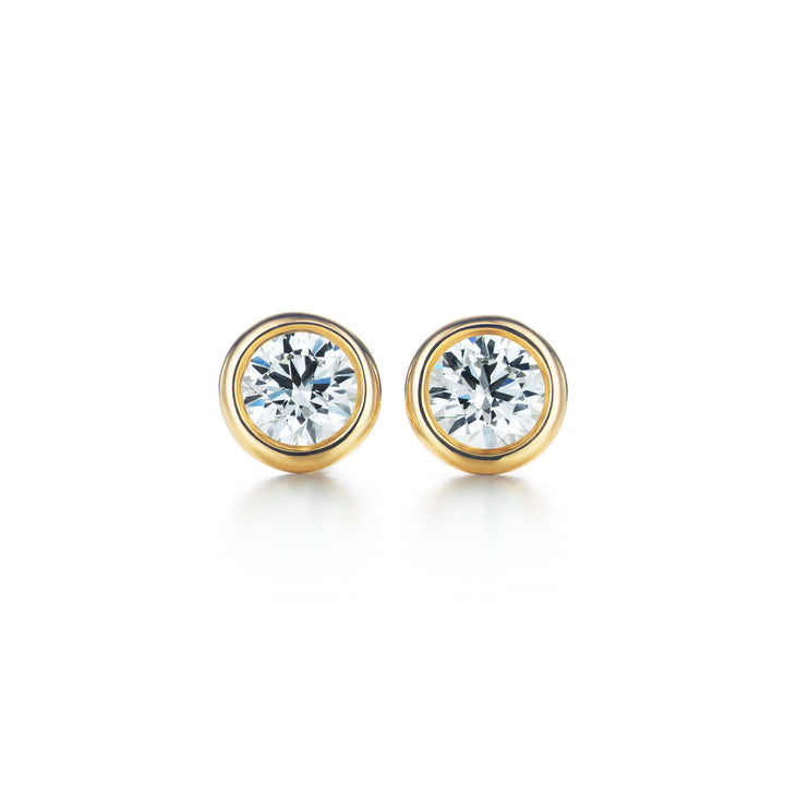Round Diamonds Gümüş Küpe - 925 Ayar