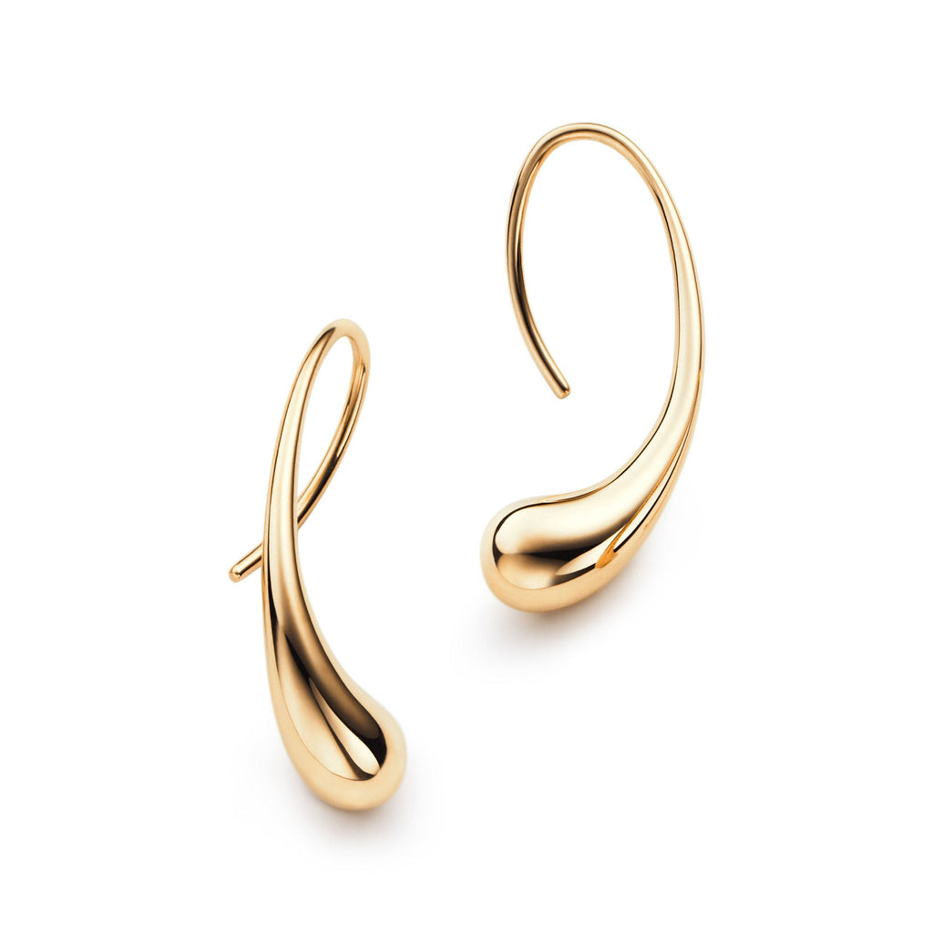 Dew Drop Hoop Silver Earrings – 925 Sterling Silver