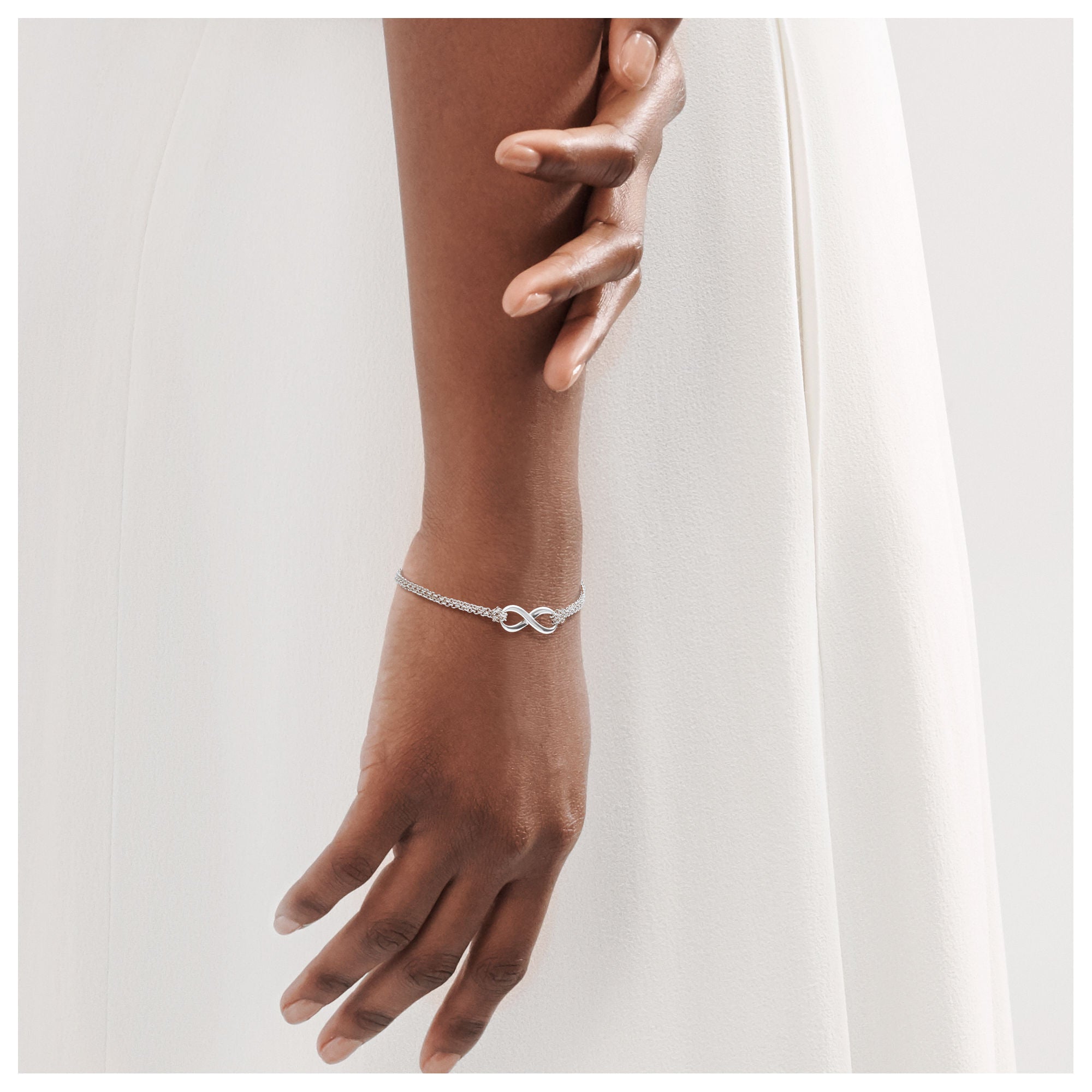 Infinity Bracelet – 925 Sterling Silver
