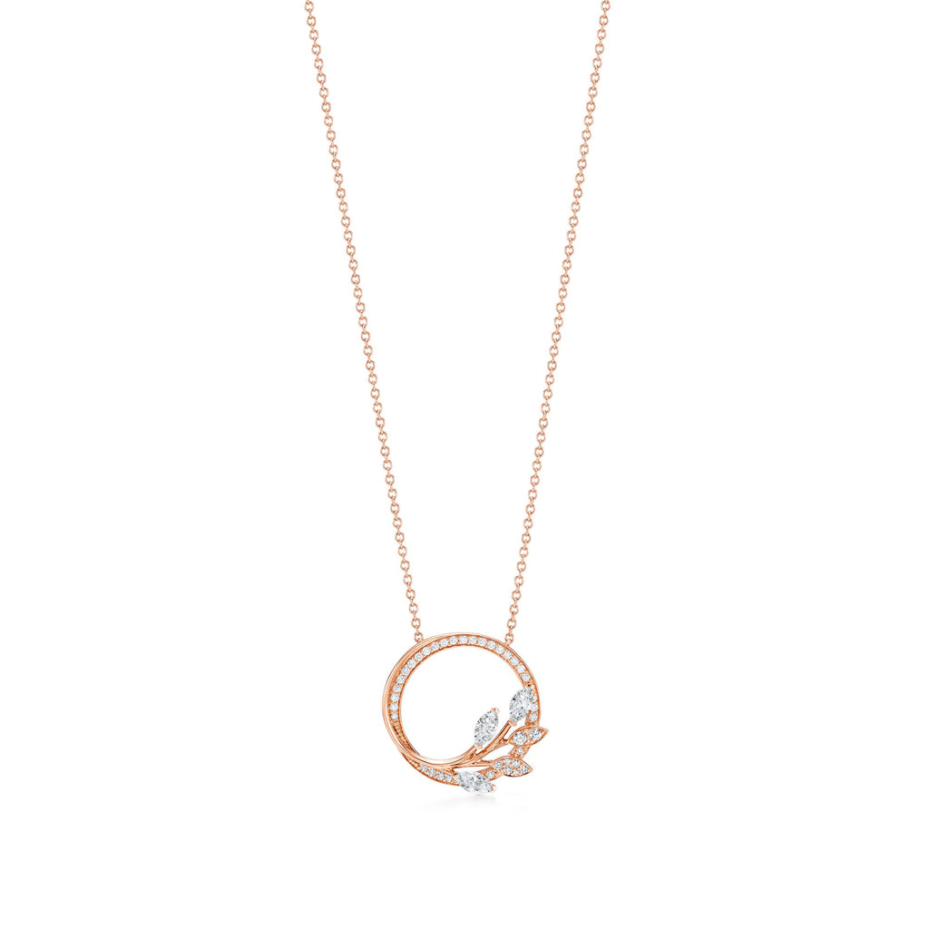 Victoria Diamond Pendant Necklace – 925 Sterling Silver