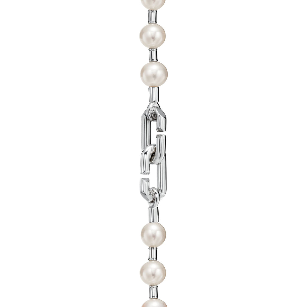 Pearl Lock Bracelet – 925 Sterling Silver