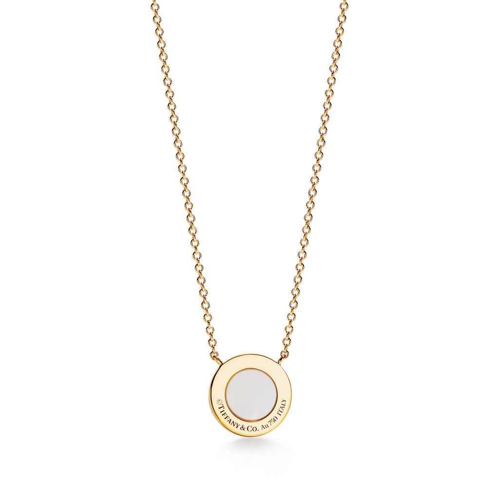 T Circle Necklace – 925 Sterling Silver
