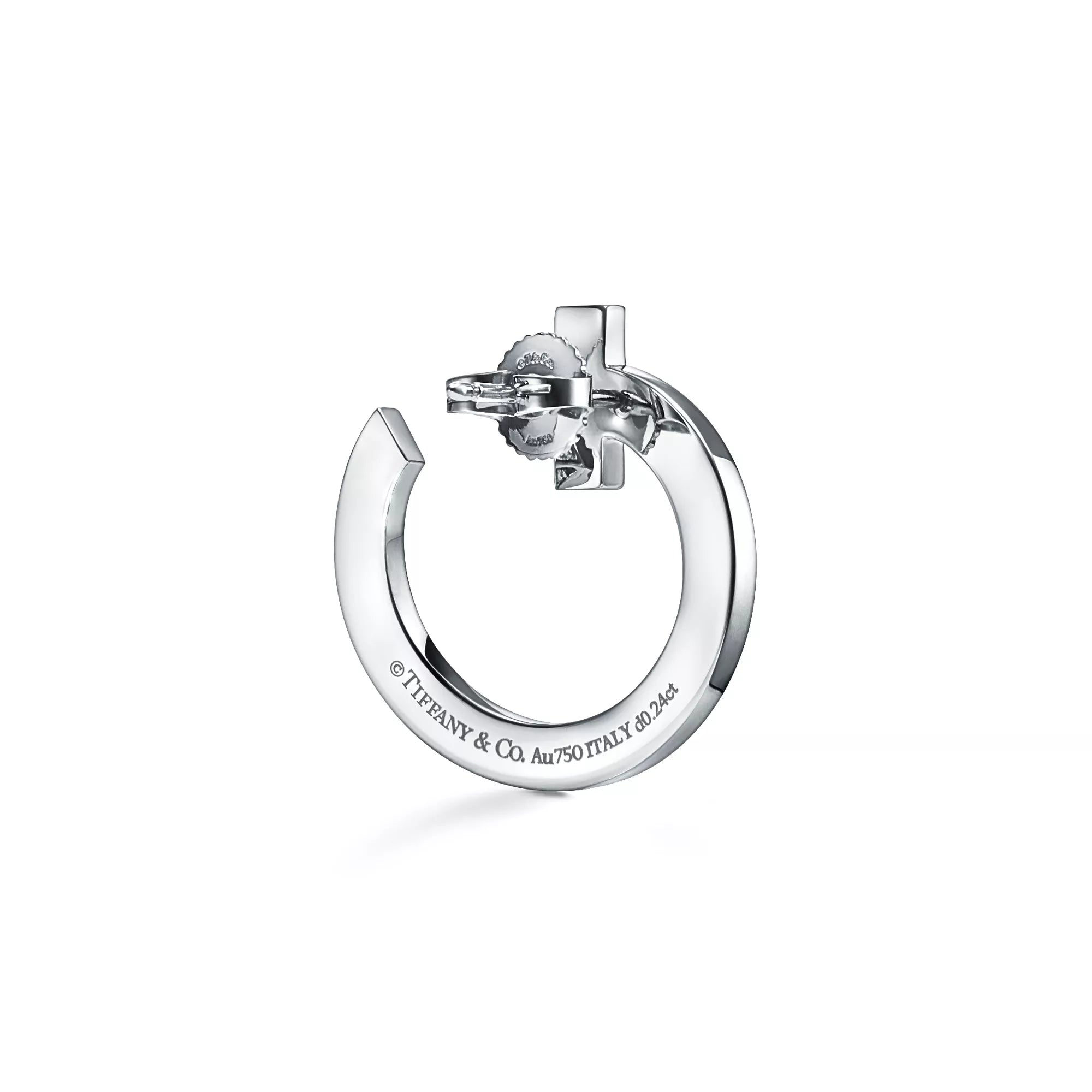 Tiffany T T1 Open Hoop Earrings