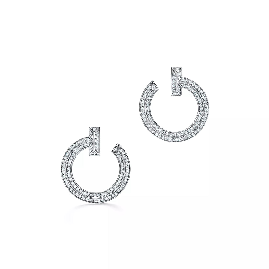 Tiffany T T1 Open Hoop Earrings