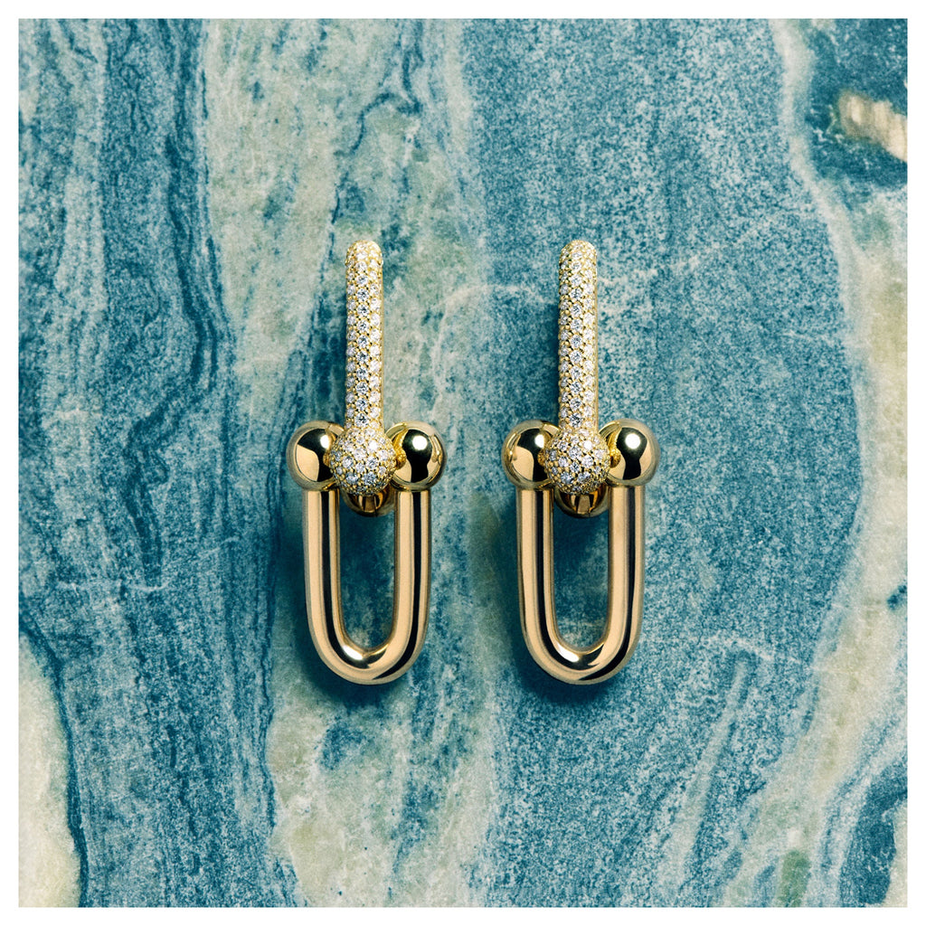 HardWear Stone Silver Earrings – 925 Sterling Silver