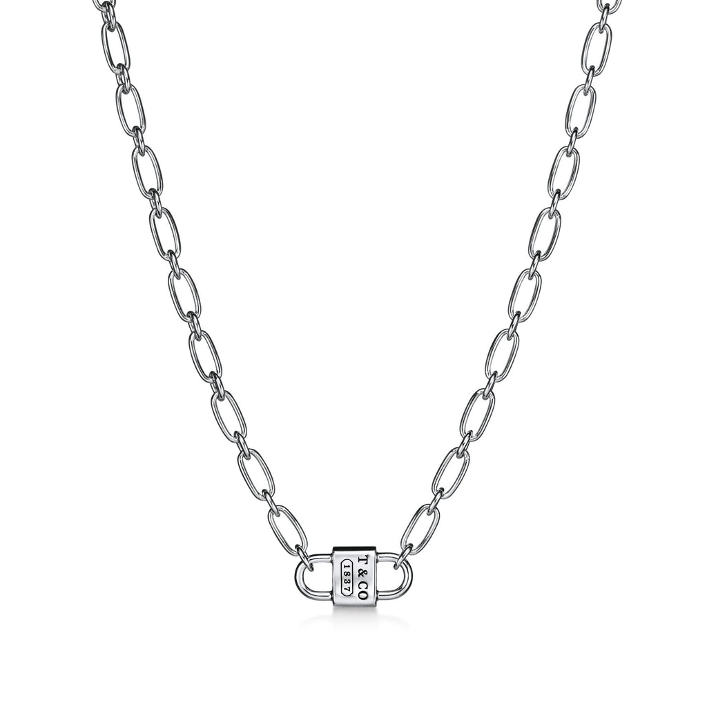Tiffany 1837® Small Double Lock Necklace – 925 Sterling Silver
