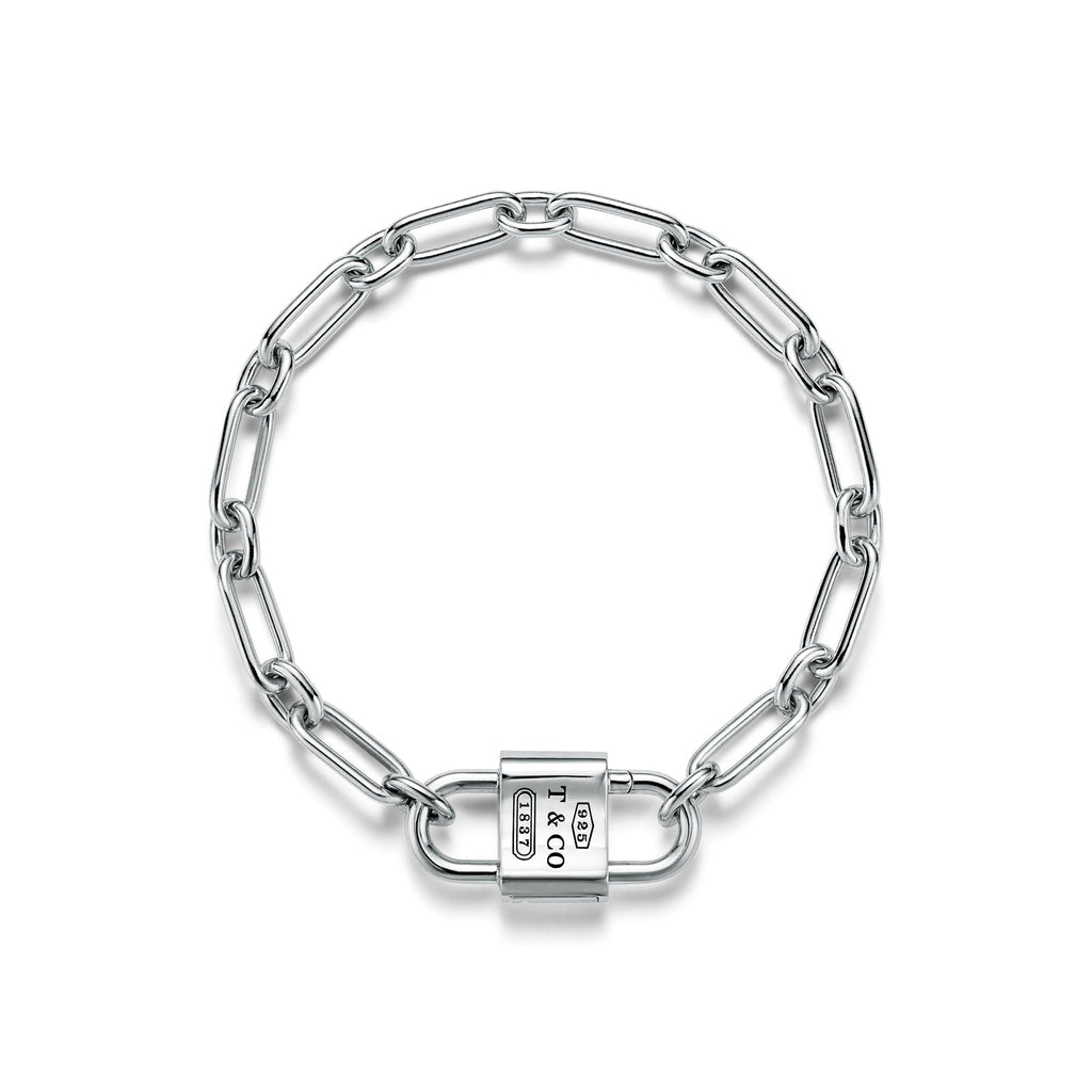 Medium Double Lock Bracelet – 925 Sterling Silver