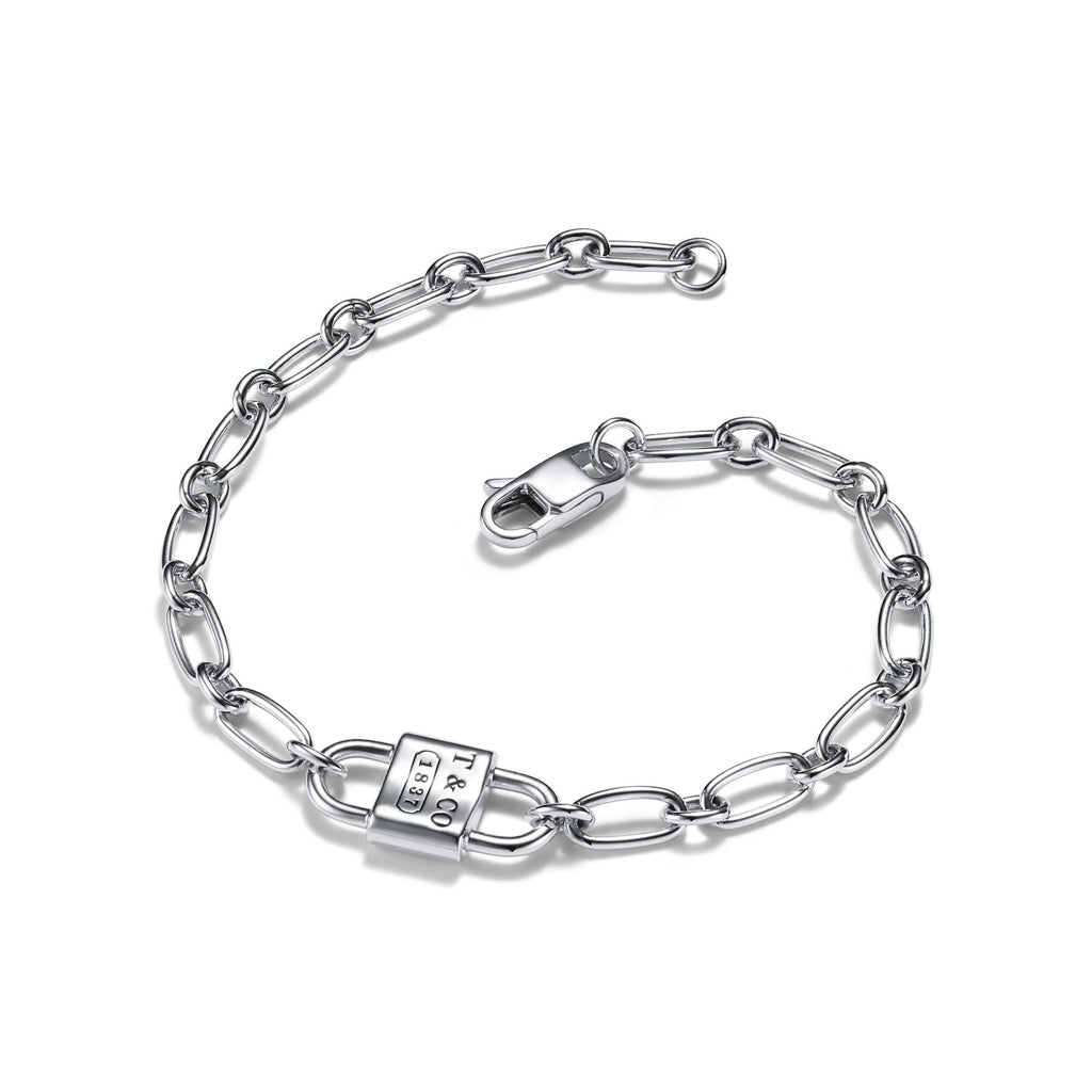 Small Double Lock Bracelet – 925 Sterling Silver