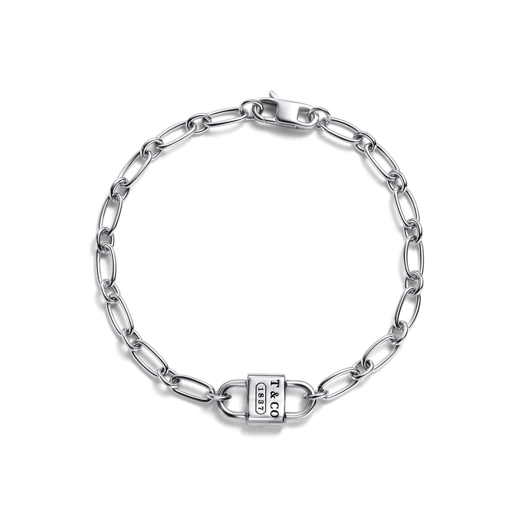 Small Double Lock Bracelet – 925 Sterling Silver