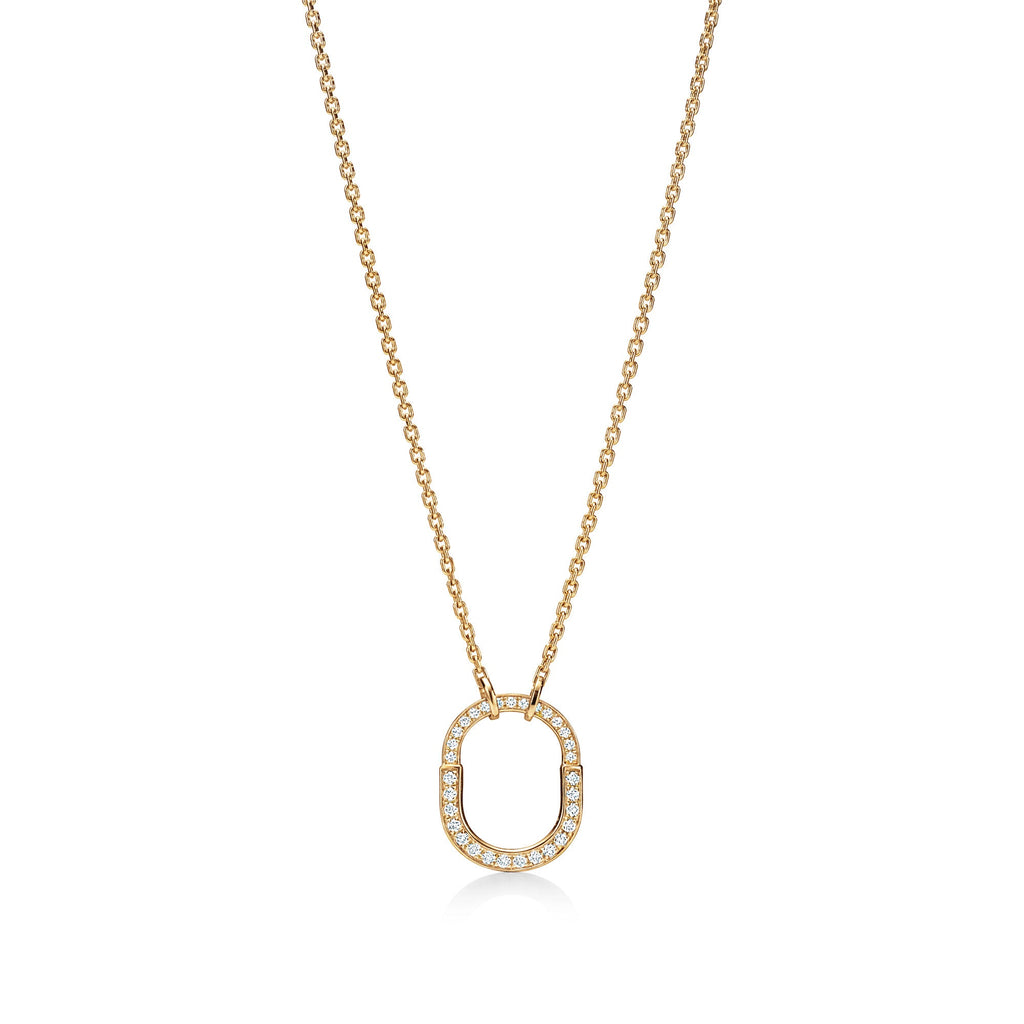 Éterna Lock Necklace – 925 Sterling Silver