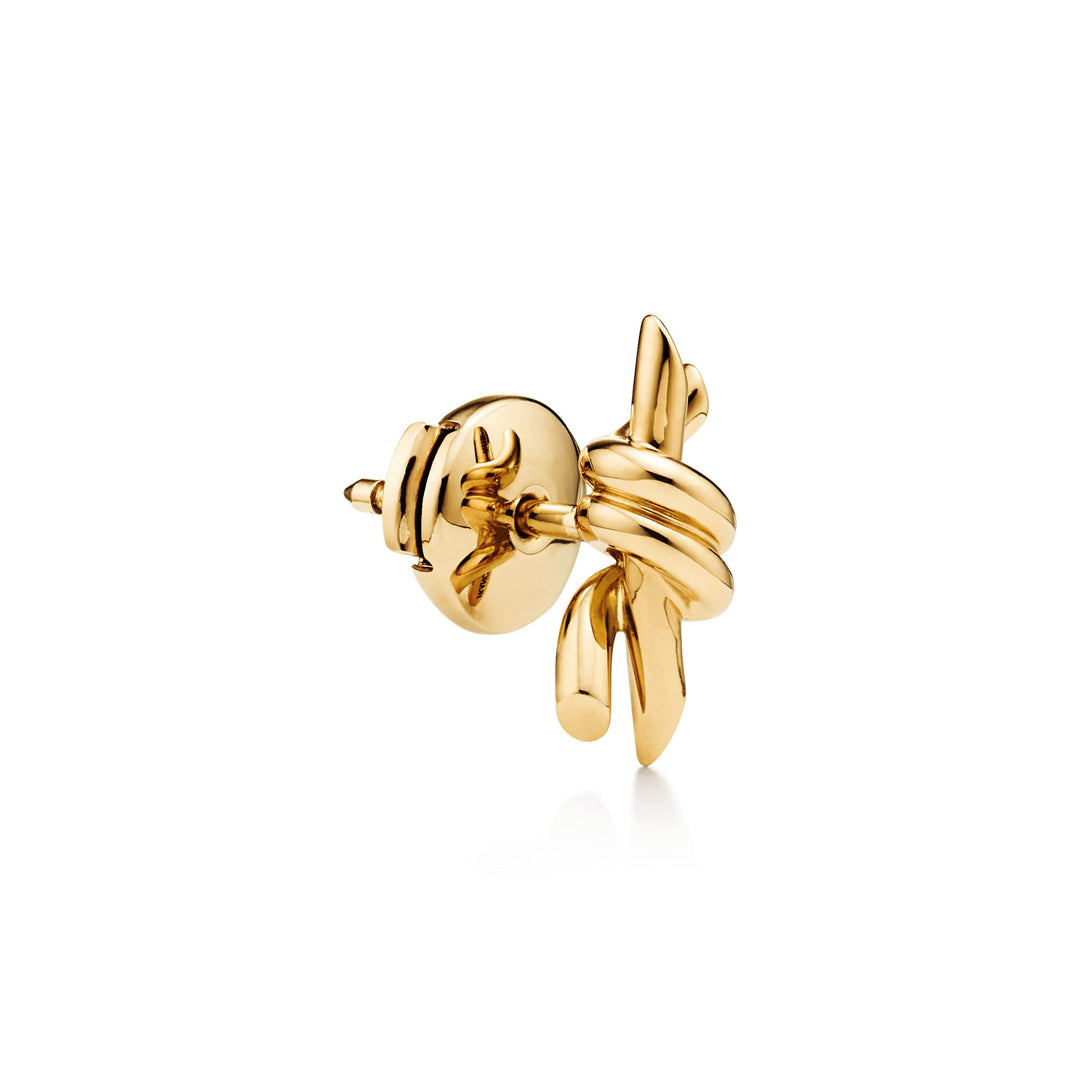 Knot Mini Gümüş Küpe - 925 Ayar