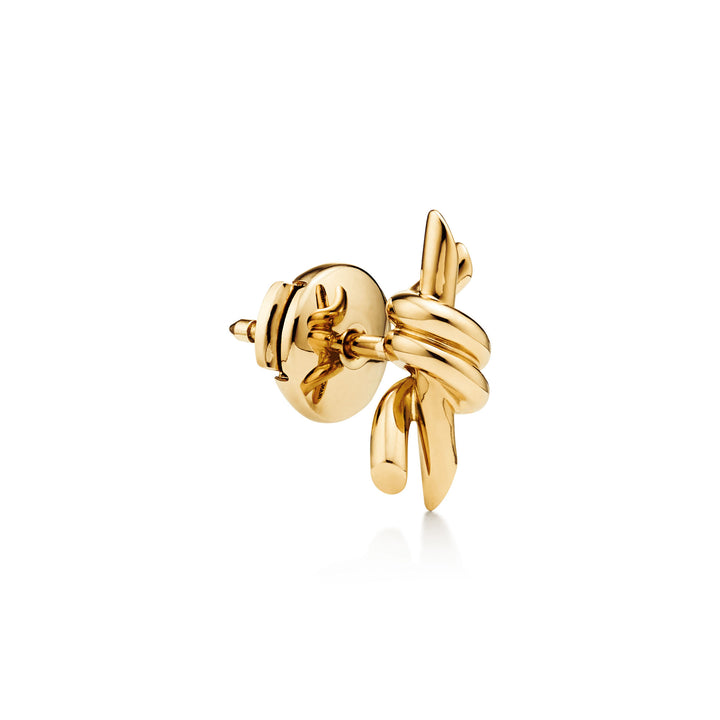 Knot Mini Gümüş Küpe - 925 Ayar