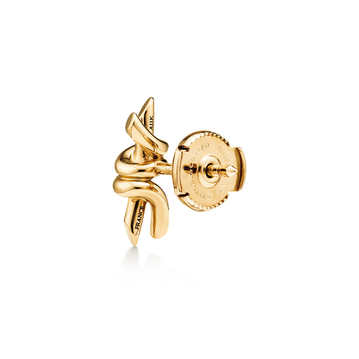 Knot Mini Gümüş Küpe - 925 Ayar