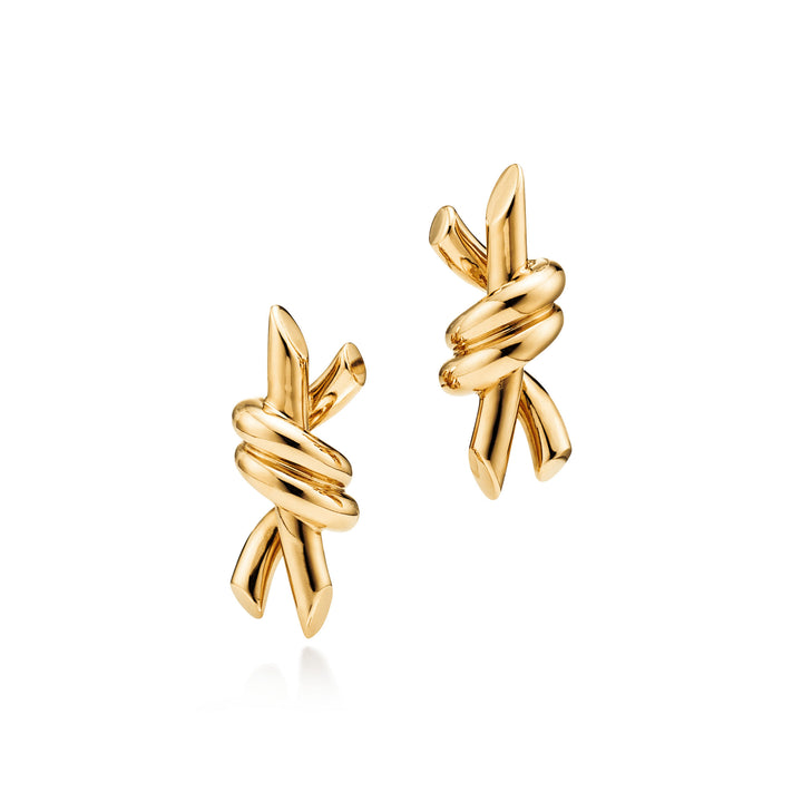 Knot Mini Gümüş Küpe - 925 Ayar