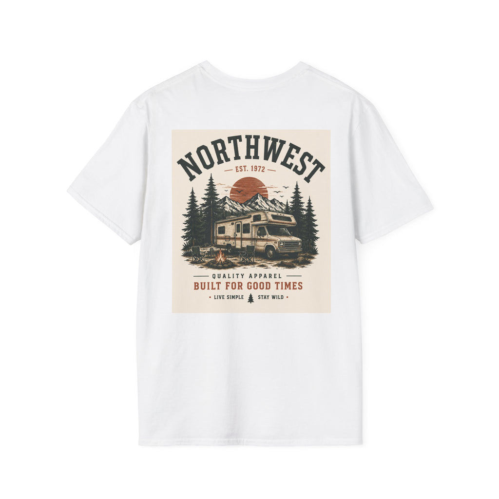 Northwest Vintage Duck Graphic T-Shirt — Retro Outdoor Camping Tee