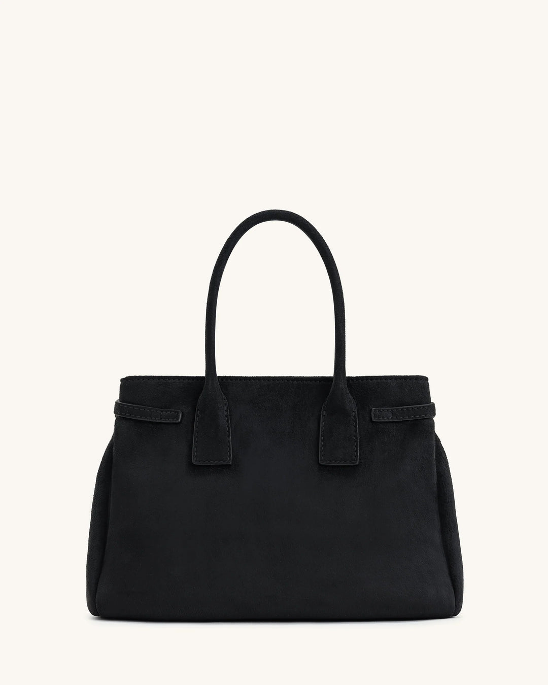 Miley Belt Embellished Tote Bag - Black