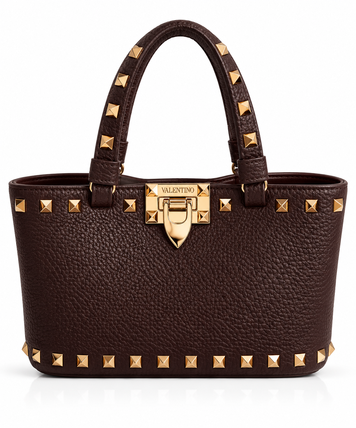 Mocha Stud Mini Tote Çanta