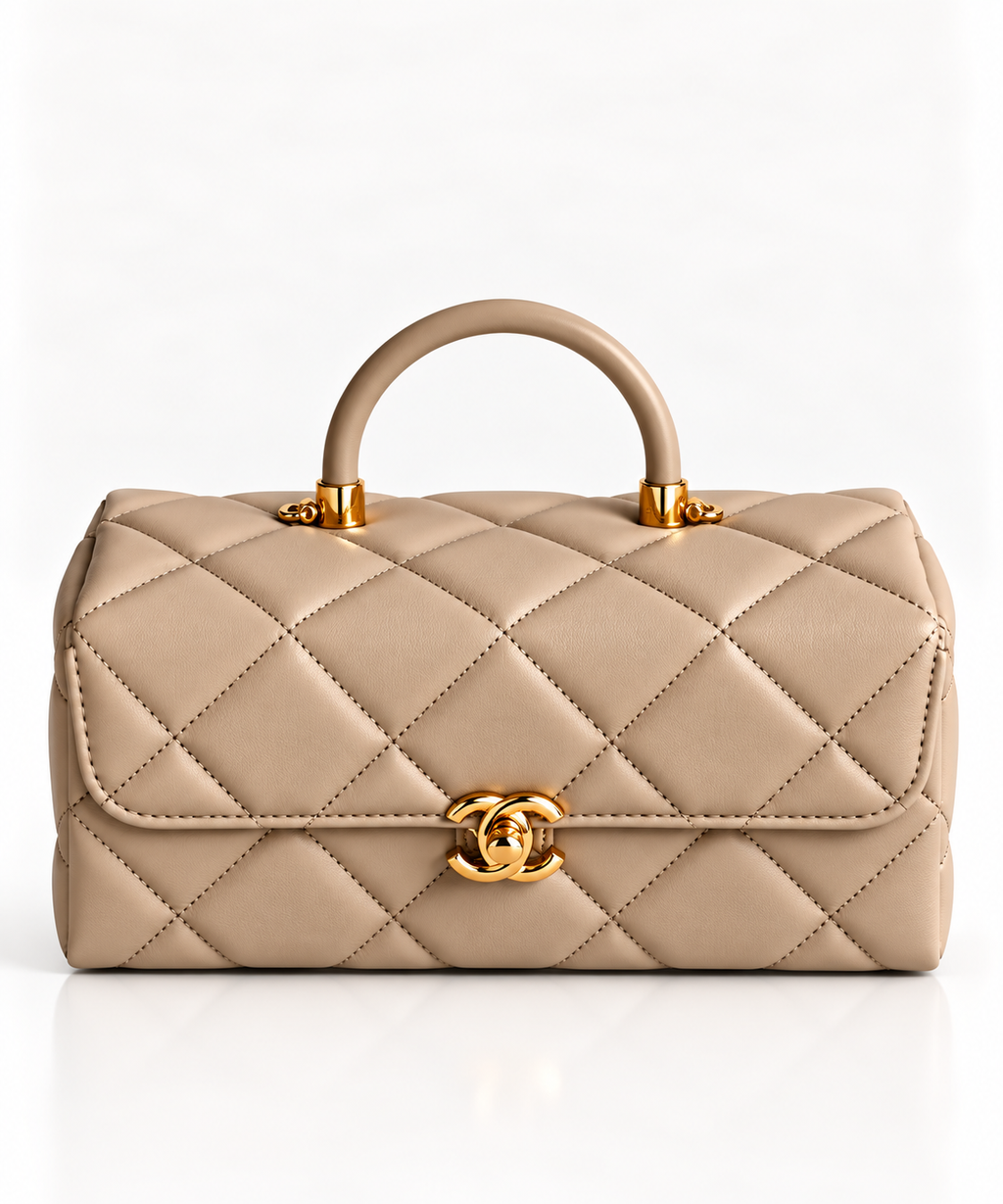 Étoile Quilted Vizon El Çantası