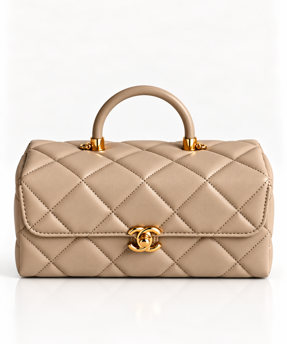 Étoile Quilted Vizon El Çantası