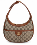 Milano Monogram Desenli Taba Detaylı Omuz Çantası