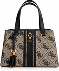 Monogram Élégance Tote Çanta – Bej & Siyah