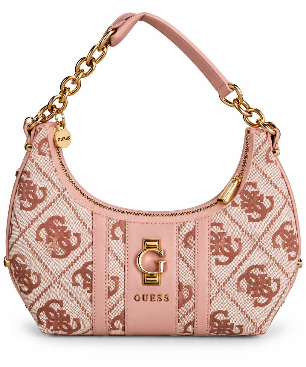 Rosé Monogram Omuz Çantası