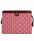 ordeaux Monogram Bordo Clutch Çanta