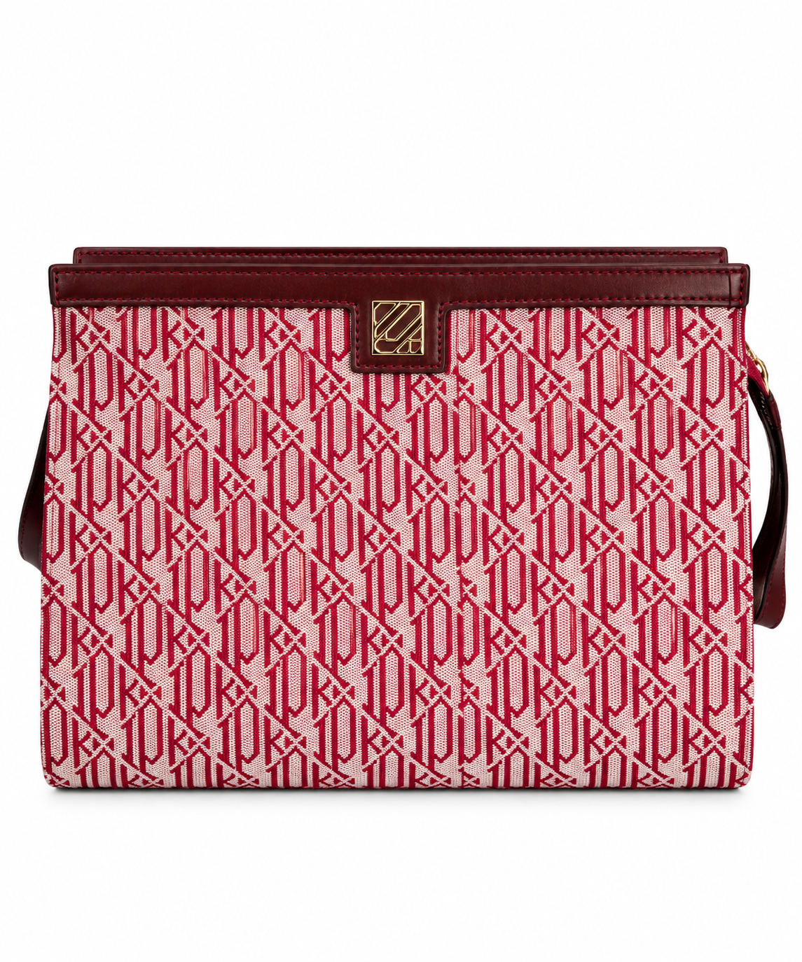 ordeaux Monogram Bordo Clutch Çanta