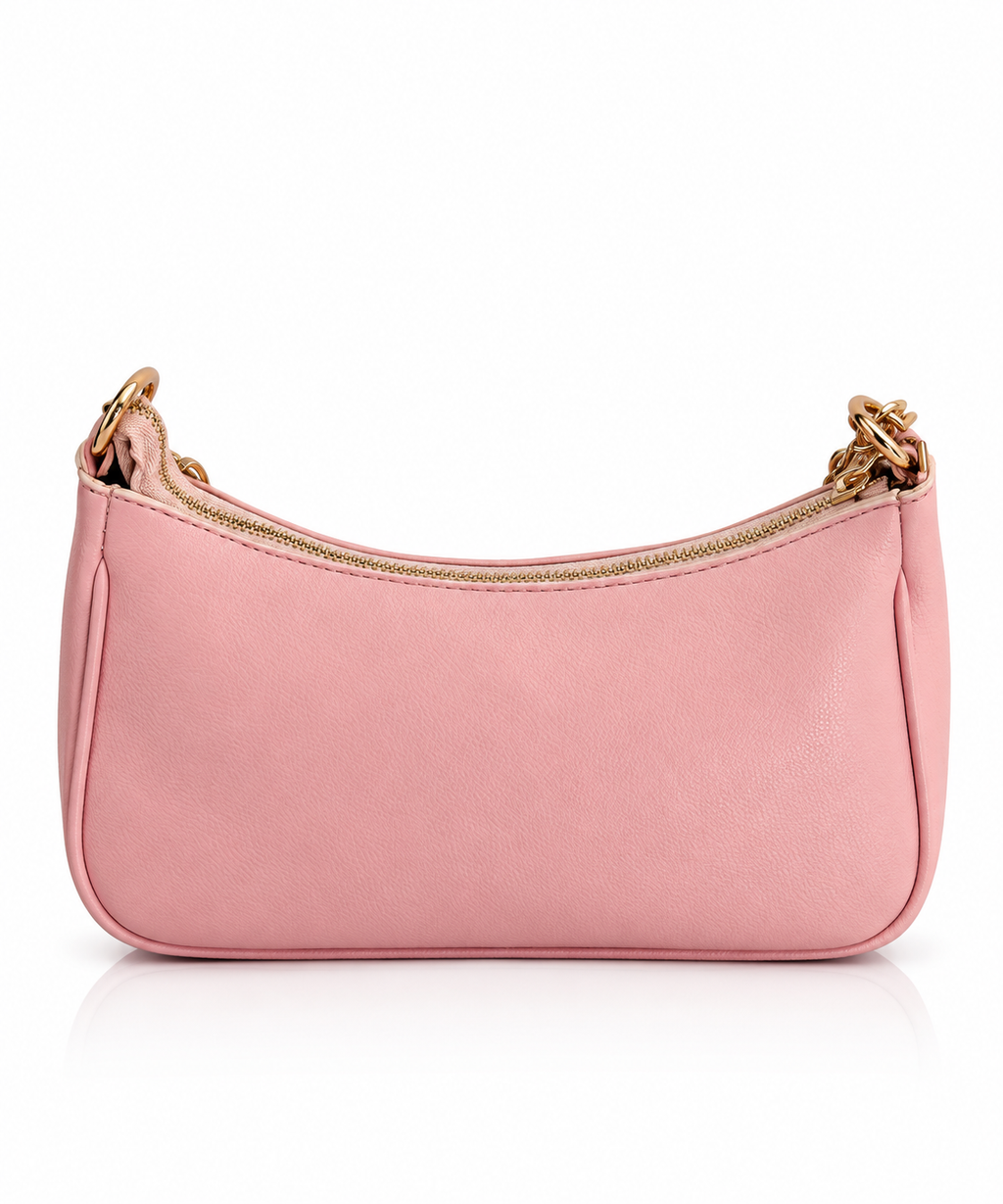 Chain Soft Pink Omuz Çantası