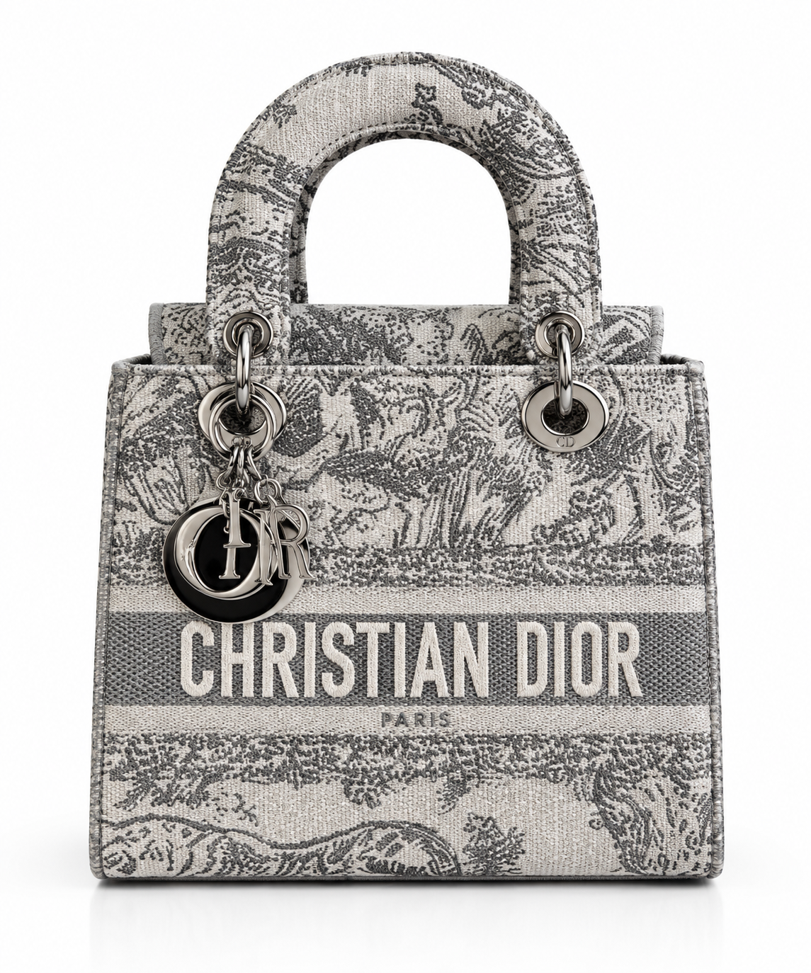 Book Tote Mini Toile – Grey