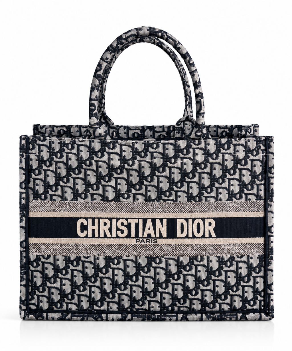Book Tote Oblique – Siyah & Gri