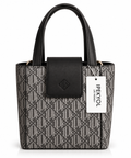 Monogram Siyah Mini Tote Çanta