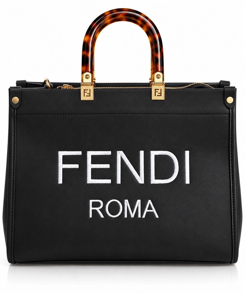 Roma Black Tote Çanta