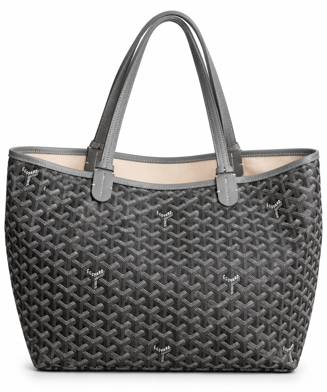 Saint Louis Grey – Gri Desenli Büyük Tote Çanta