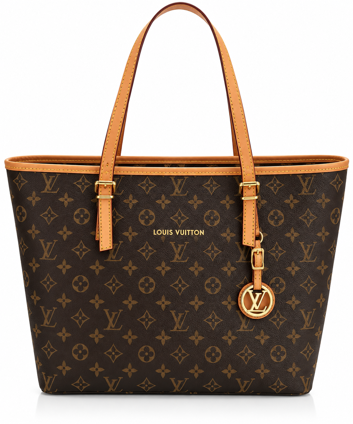 Monogram Kahve Büyük Boy Shopper Çanta