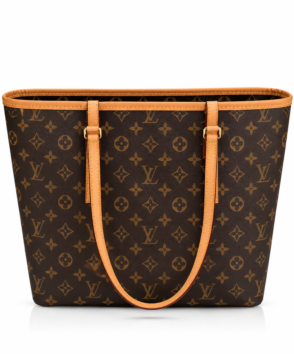 Monogram Kahve Büyük Boy Shopper Çanta