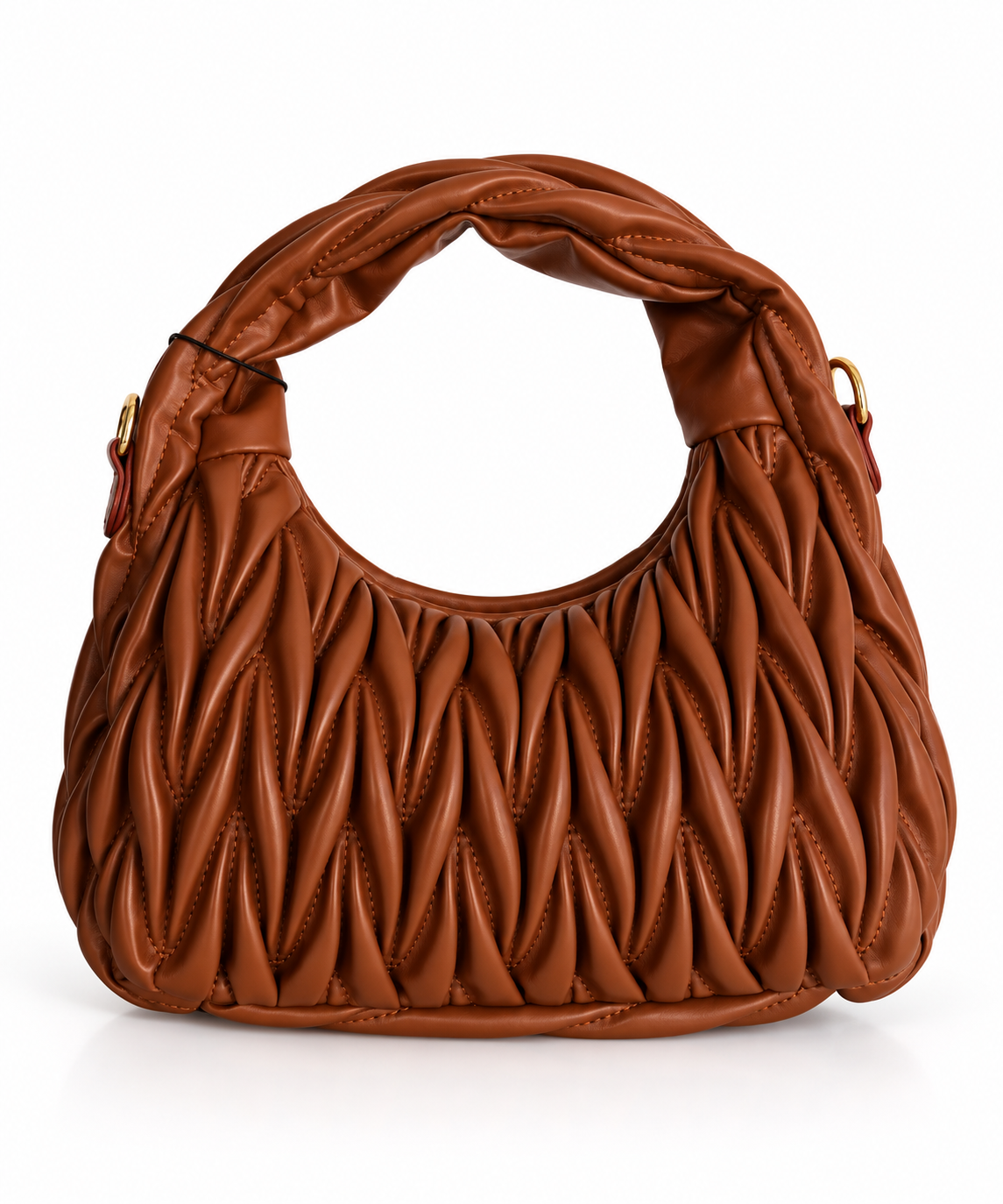 Siena Padded Bag  Cognac Brown