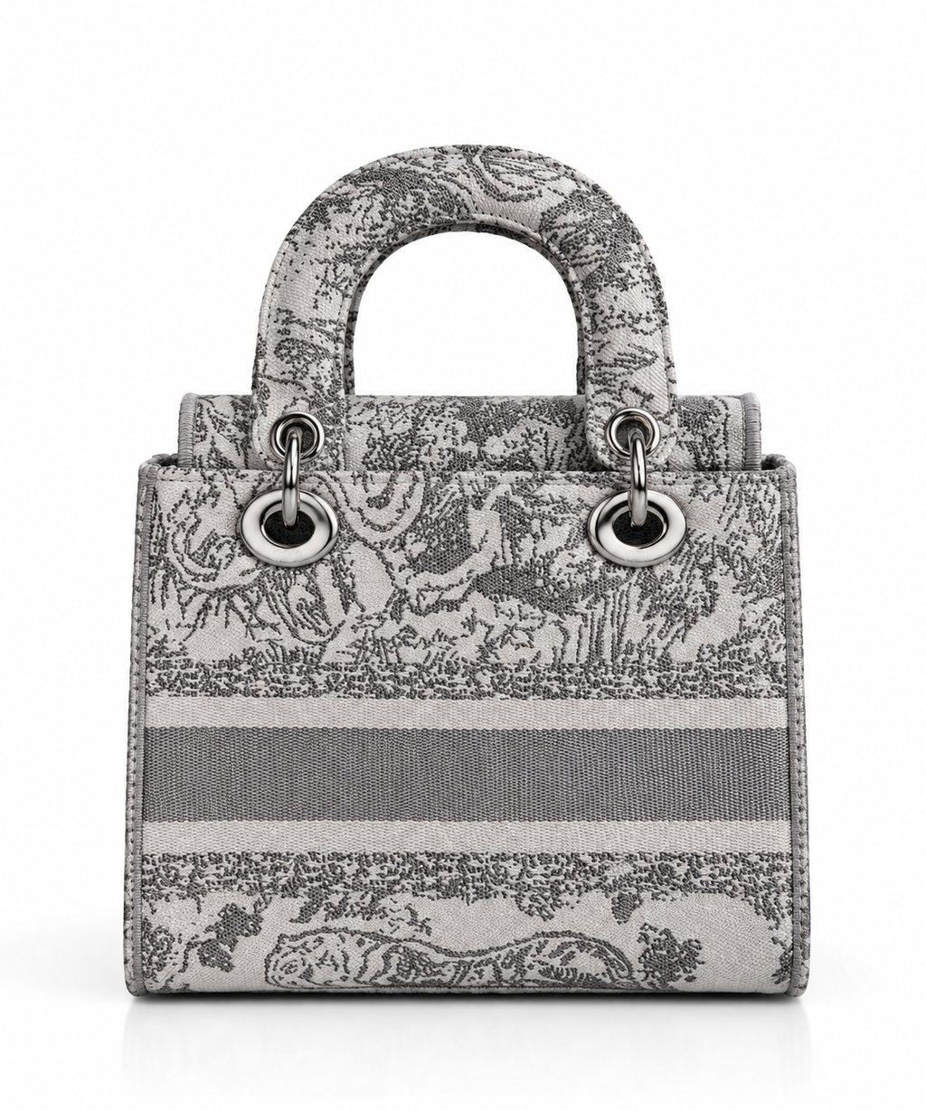 Book Tote Mini Toile – Grey
