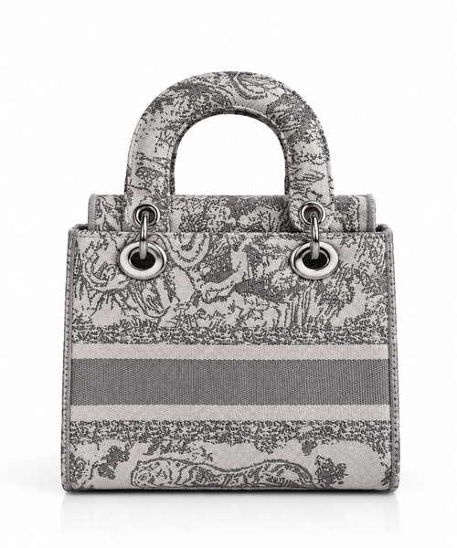 Book Tote Mini Toile – Grey