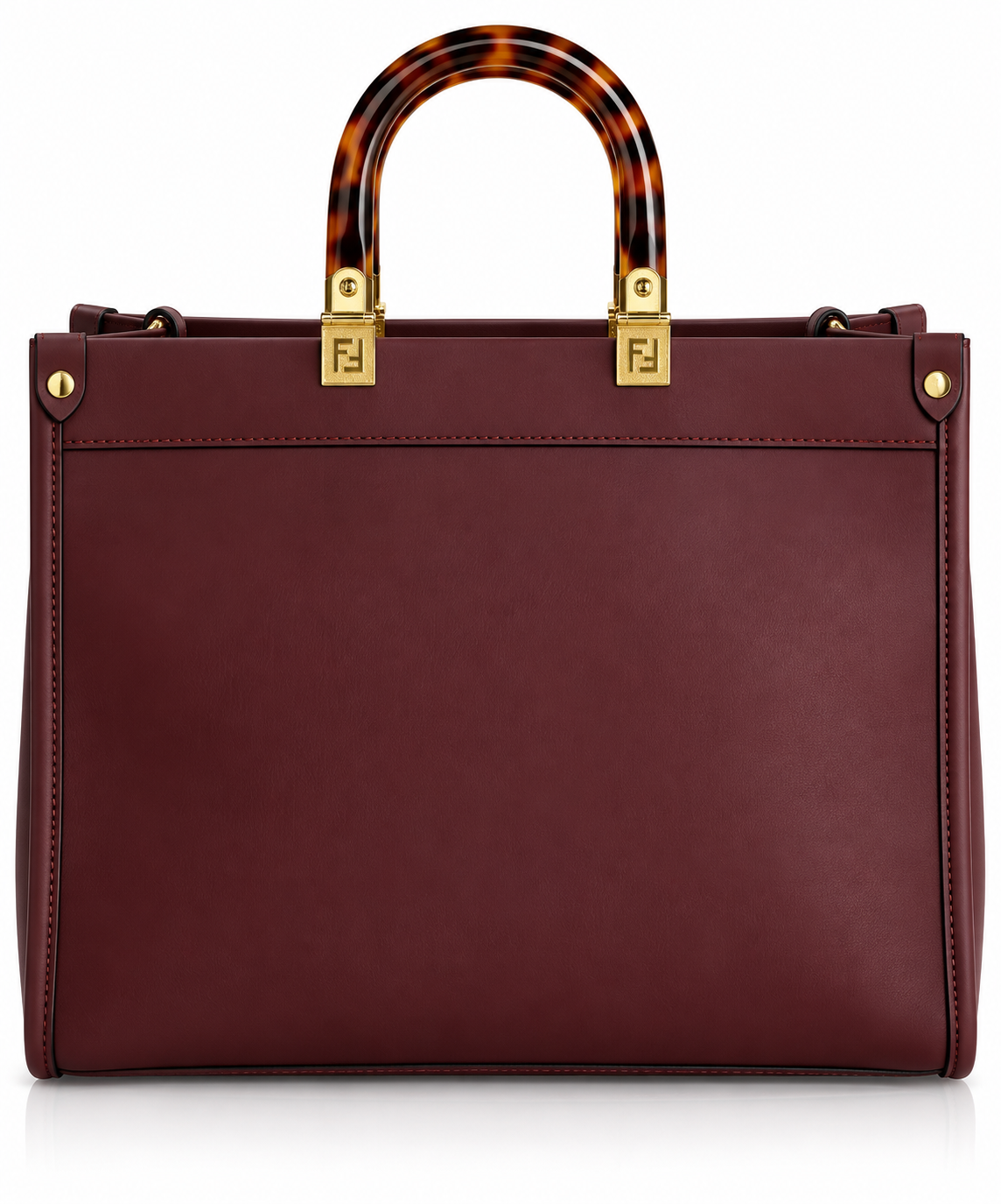 Roma Burgundy Tote Çanta