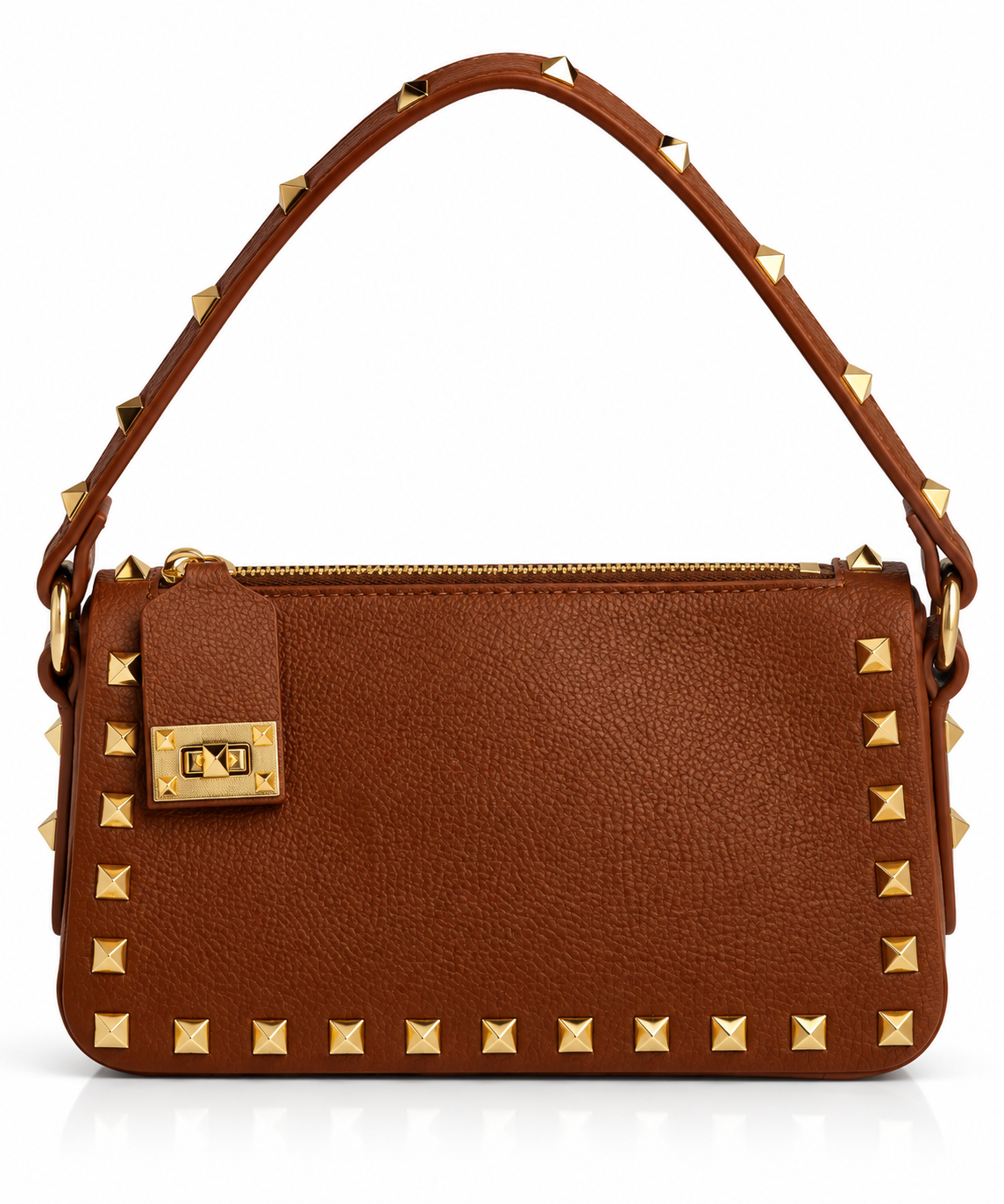 Rivella Taba Gold Stud Omuz Çantası